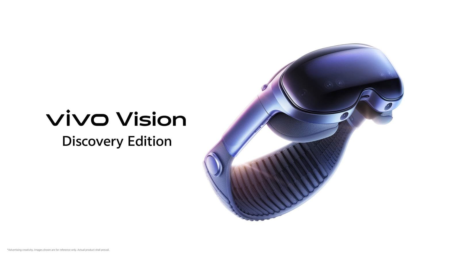 Vivo Vision Explorer mixed-reality headset front design