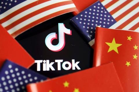 TikTok app logo displayed on a smartphone screen in 2025