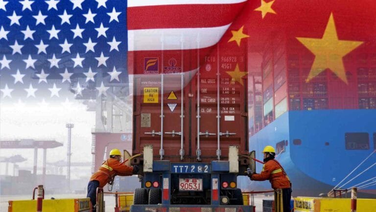 US and Chinese officials discuss trade agreements amid rising US-China trade tension.