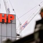 BHP Anglo takeover logos graphic