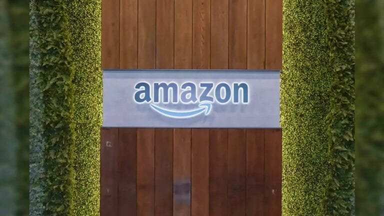 Amazon bond sale announcement at company headquarters