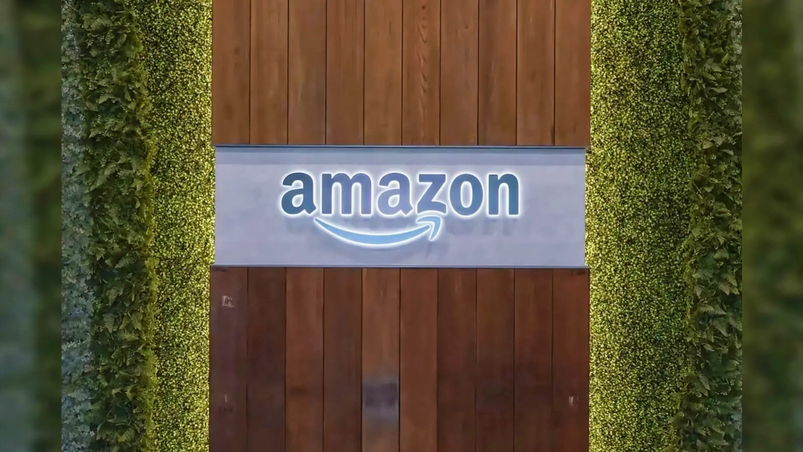 Amazon bond sale announcement at company headquarters