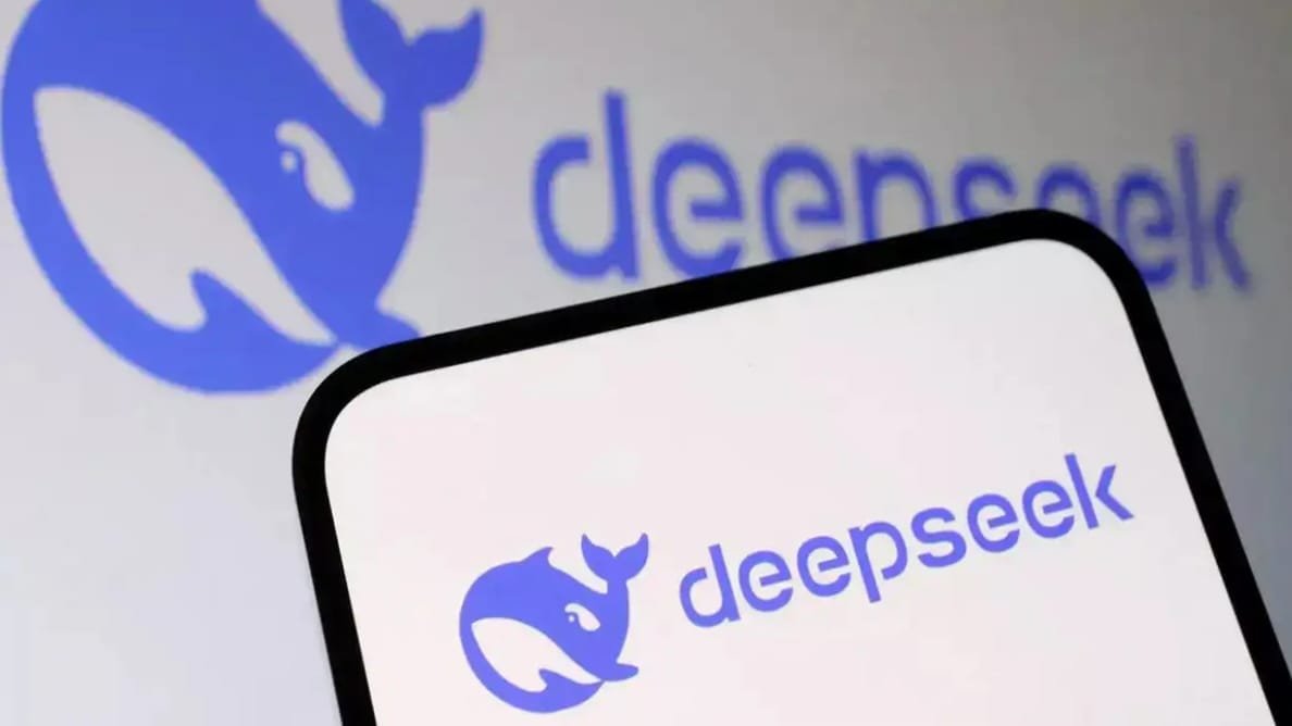 DeepSeek AI rise logo representing China’s growing AI power