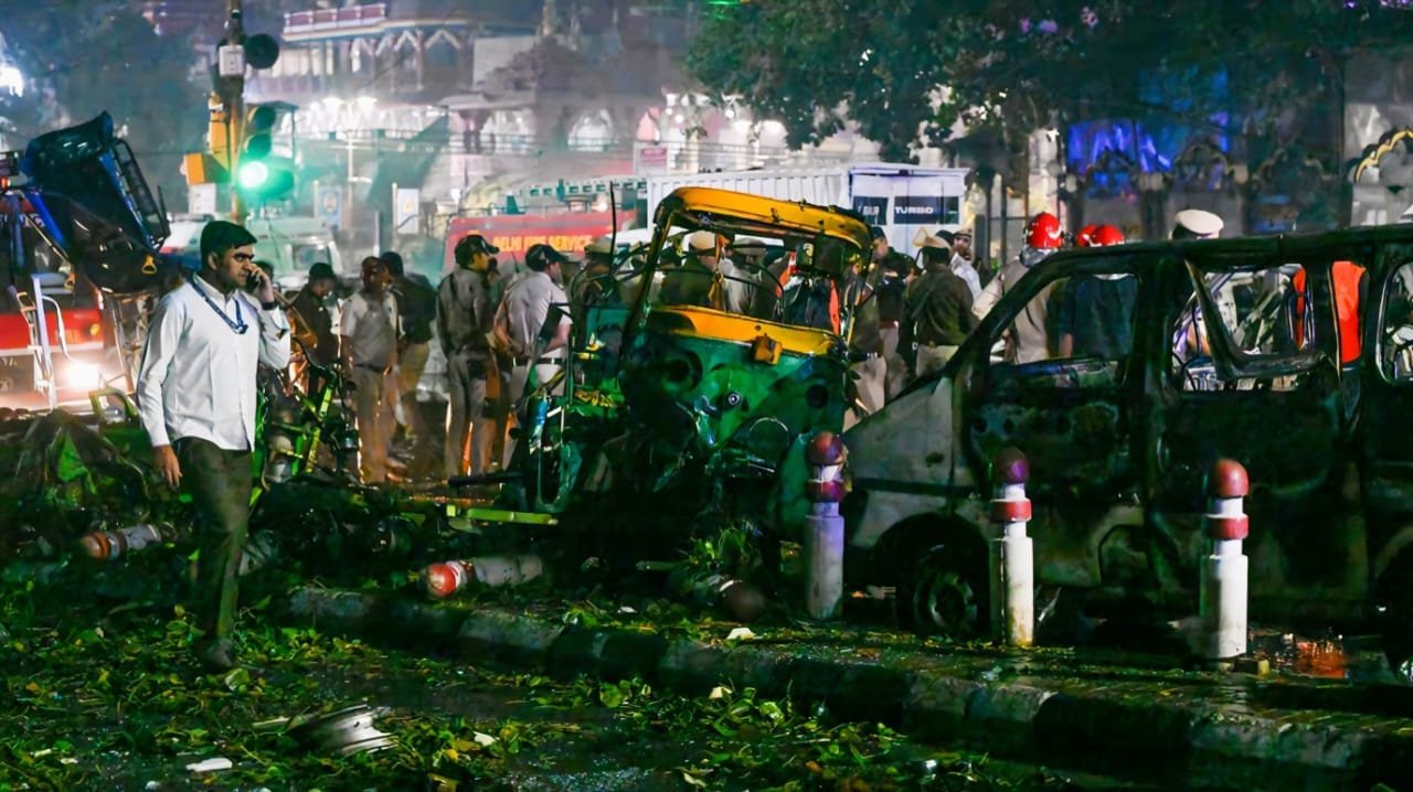 Delhi Red Fort Blast Aftermath