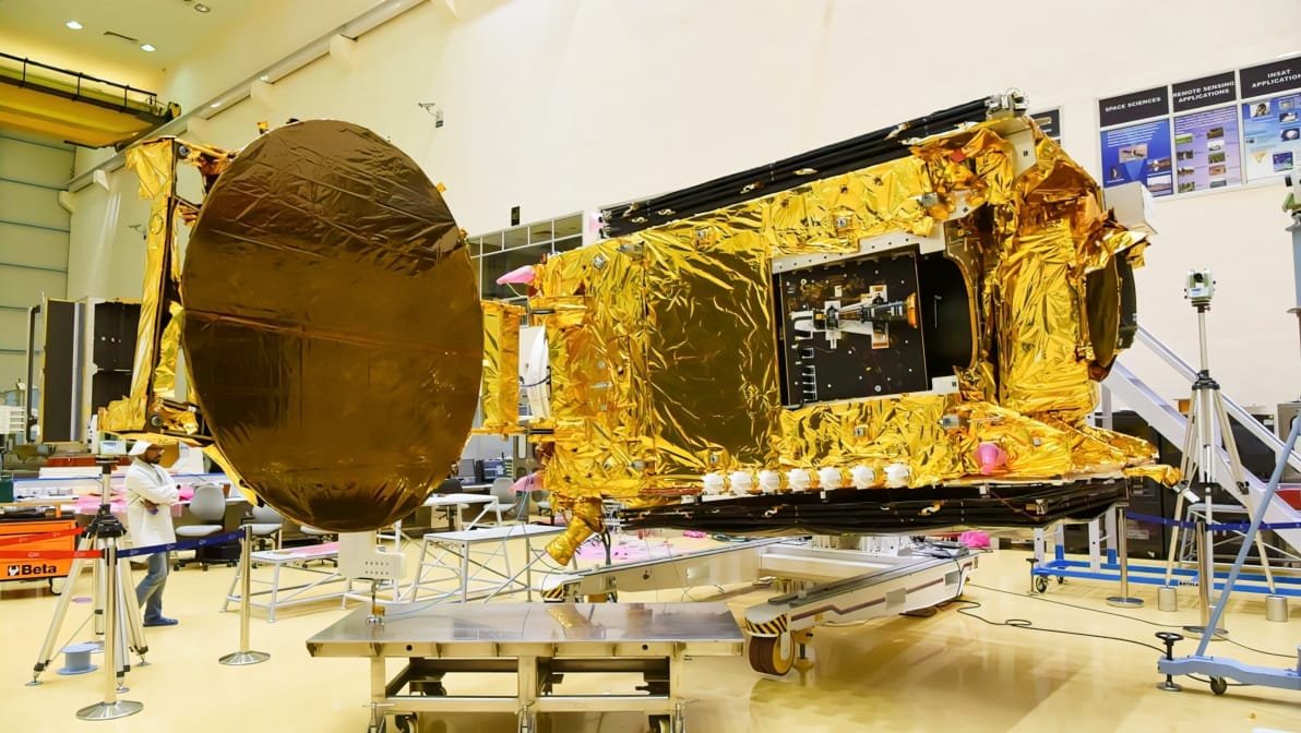 Heavy satellite GSAT-11 representing India’s advanced communication system