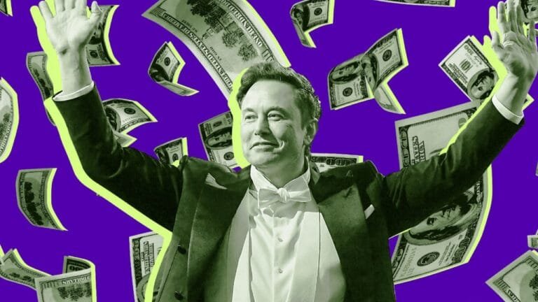 Elon Musk at Tesla shareholder meeting for $1 trillion pay deal