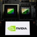 Nvidia H200 chip close-up showing advanced AI hardware design